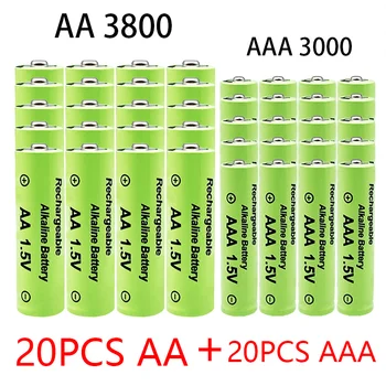 1.5 V AA + AAA Nİ MH Şarj Edilebilir AA Pil AAA Alkalin 2100-3000mah Meşale Oyuncaklar Saat MP3 Oyuncu Değiştirin Ni-Mh Pil