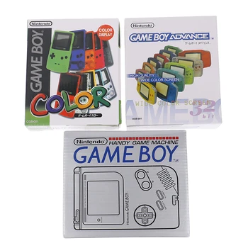 1 ADET GBA/GBC/GBA SP / GB DMG Oyun Konsolu Yeni Ambalaj Kutusu Karton Gameboy Advance için Yeni Ambalaj koruma kutusu