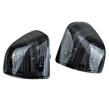 1 Çift Araba Füme Lens Amber LED Yan Ayna Dönüş sinyal ışığı için Fit Dodge Ram 1500 2500 3500 4500 5500 2014 2013 2012 2011