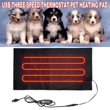 22x4 0cm / 30X4 5cm 5V 2A USB Pet İsıtıcı isıtma pedi Elektrikli ısıtıcı ped Kış Sıcak Halı Hayvanlar İçin Pet Isıtıcı Mat Halı