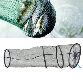 3 Kat Katlanabilir Balıkçılık Sepeti Dip Net Balıkçılık Kafesi tutmak için Balık Canlı Su Balıkçılık Aksesuarları Aracı
