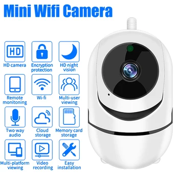 360 GÖZLER HD 720 P WİFİ IP Kamera Kapalı Ev Güvenlik Gözetim Kamera Akıllı Güvenlik bebek izleme monitörü Gece Görüş Hareket Alarmı