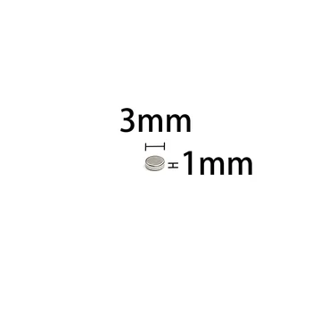 3x1mm Spuer Güçlü Neodimyum Mıknatıs NdFeB Güçlü Manyetik Küçük Nadir Toprak N35 Mıknatıslar Mıknatıslar Metal Araçlar Arama Yuvarlak 