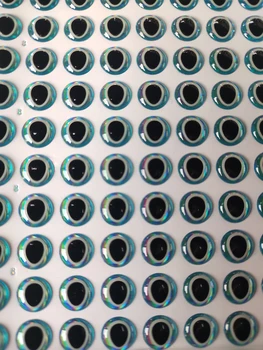 4mm 5mm 6mm 7mm 8mm Hassas İnci Renk 3D4D Yumuşak Holografik Balıkçılık Cazibesi Jighead Gözler Crankbait El Sanatları Bebekler DIY Malzemeleri