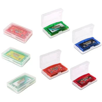 5/10 adet Şeffaf Plastik Oyun Kartuşu Kart Kutusu Kasa Kapak Oyunları Boy Advance Koruyucu Tutucu Depolama
