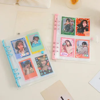 A5 Kpop Bağlayıcı Photocards Dıy Fotocard Toplamak Kitap Idol Polaroid Albümü Karalama Defteri Kpop Fotoğraf Albümü günlük defteri Kart Bağlayıcı