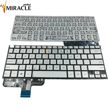 ABD dizüstü Klavye İçin ASUS Zenbook UX301L UX301LA UX301 İngilizce Klavyeler Gümüş keycaps Orijinal 0KNB0 - 362BUS00 0KN0-QD2US13