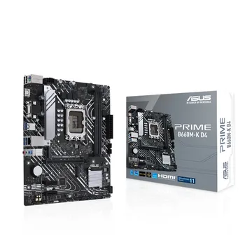ASUS PRIME B660M K D4 B660 DDR4 PCI-E 4.0 5333 + (OC) MHz 64G Desteği 12 Gen Soket LGA 1700