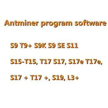 Antminer S9 T9 + S9K S9 SE S11 S15-T15, T17 S17, S17e T17e, S17 + T17+, S19, L3 + Test Cihazı TF kart programı yazılımı