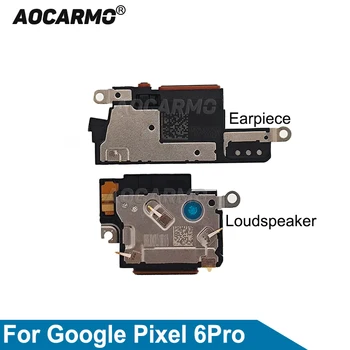 Aocarmo Google Pixel 6 Pro İçin Üst Kulaklık Kulak Hoparlör Alt Hoparlör Buzzer Ringer Flex Kablo Yedek Parçaları