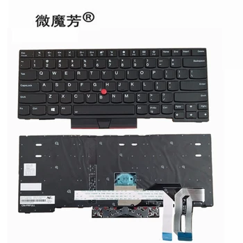 Arkadan aydınlatmalı İngilizce klavye için Lenovo Thinkpad E480 E485 L480 L380 T490 E490 E495 L490 T495 yoga L390 T480S P43S 01YP360 ABD