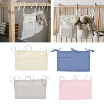 Bebek Beşik Organizatör Yatak asılan saklama çantası İçin Bebek Essentials Çok Amaçlı bebek yatağı Organizatör Asılı Bezi Oyuncaklar Doku