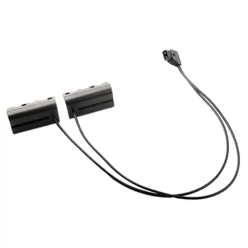 D-Tap Çift Np-F550 Kukla Pil Çoğaltıcı 65cm Uzun Güç Adaptörü Kablosu Kameralar + Dolgu ışıkları / Monitörler PVC Malzeme