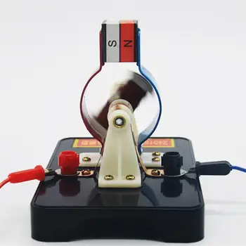 DIY Basit DC Elektrik Motoru Modeli Montaj Kiti Çocuklar için Fizik Bilim Eğitici Oyuncaklar