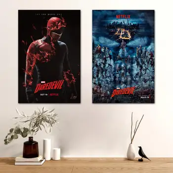 Daredevil Punisher Posteri Yüksek Kaliteli duvar sanatı tuval Posterler Dekorasyon Sanat Kişiselleştirilmiş Hediye Modern Aile yatak odası Boyama