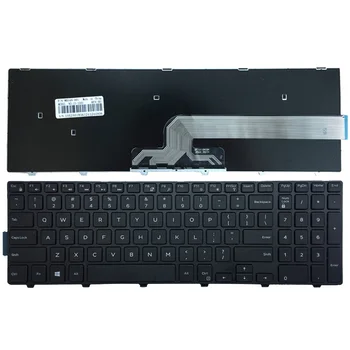 Dell Inspiron 15 3551 3558 3543 3550 Laptop Klavye ABD Siyah Çerçeve ile arkadan aydınlatmalı