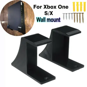 Duvar Montaj Standı Microsoft xbox one S X Konsolu İçin Duvar Braketi Tutucu için Vida ile xbox serisi x aksesuarları
