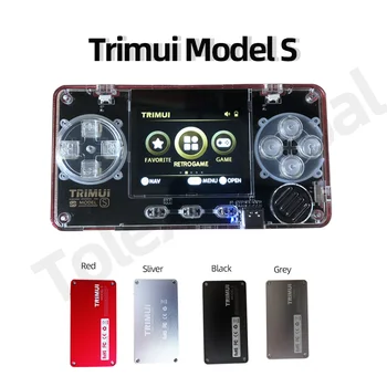 Elde kullanılır oyun konsolu Trimui Model S 2.0 İnç IPS Ekran Simülatörü Retro video oyunu Konsolu 5000 Oyun Yüklü Taşınabilir Mini Hediye