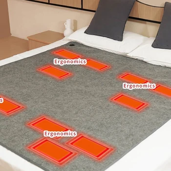 Elektrikli Battaniye 5V USB Isıtıcı ısıtmalı battaniye Yatak Termostat Elektrik ısıtmalı battaniye Kış Vücut İsıtıcı Kamp Açık