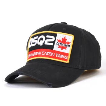 Erkekler Golf Şapka Nakış Baba Hip Hop beyzbol şapkası DSQ2 Logo Şapka Siyah Snapback Şapka Kap Adam Kadın için Moto Gp beyzbol şapkası
