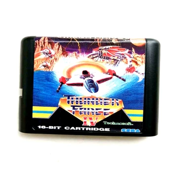 Gök gürültüsü kuvvet 4 16 bit MD Hafıza Kartı Sega Mega Sürücü 2 SEGA Genesis Megadrive