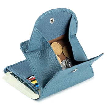 Hakiki deri cüzdan Moda bozuk para cüzdanı Kızlar İçin Kadın Portemonnee Bayan Çanta Para Çantası kart tutucu Mini Debriyaj Para Çantası