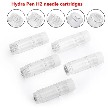 Hydra Kalem H2 İğne Kartuşları Orijinal Hydrapen Microneedles 10 adet 12 Pins İğne Nano-HR Nano-HS İğne Kartuşu
