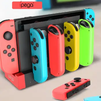 Ipega Gamepad Denetleyici Şarj Göstergesi ile şarj standı Standı İstasyonu Tutucu Nintendo Anahtarı Joy-Con Oyun Konsolu için
