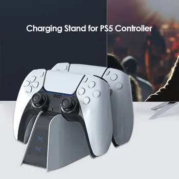 Için PS5 Kablosuz Denetleyici şarj standı DualSense Şarj Cihazı Çift Hızlı şarj standı istasyonu standı PlayStation5 Denetleyici