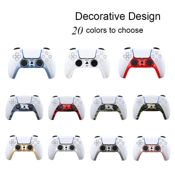 Için PS5 Kolu dekoratif şerit 19 Renkler Trim Şerit Dekorasyon Kapak Playstation 5 Denetleyici Joystick Dekoratif Kabuk