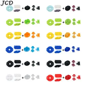 JCD 1 takım Kauçuk İletken D-pad Düğmeleri GameBoy Classic GB DMG A B düğmeler DIY Düğme Seti Değiştirme