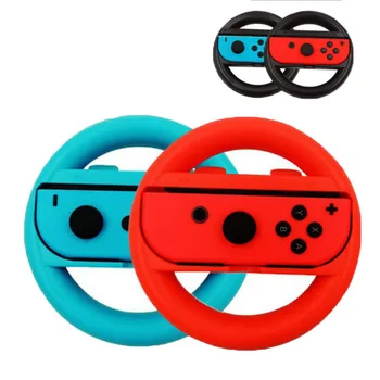 Joycon Oyun Direksiyon Yarış Kolu Direksiyon Tutucu Dağı Nintendo Anahtarı için Oled / NS Joy-Con Denetleyici El Kavrama Desteği