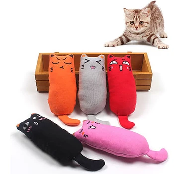 Kedi Taşlama Catnip Oyuncaklar Komik İnteraktif Peluş Kedi Oyuncak Pet Yavru çiğneme oyuncağı Pençeleri Başparmak Bite Kedi nane Kediler İçin Diş oyuncaklar