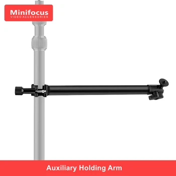 Küçük kamera/Gopro/ışık/web kamerası montajı için 360° Ballhead ile esnek yardımcı tutma kolu, 20mm-30mm Çubuk kutup için uygun