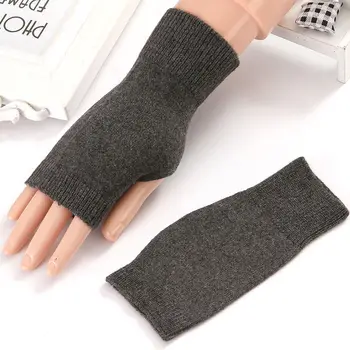 Kış sonbahar Bilek Kol el kol ısıtıcıları kadın erkek Örme Uzun Parmaksız Eldiven Kollu Yumuşak Sıcak Mitten Dirsek Eldivenler yeni