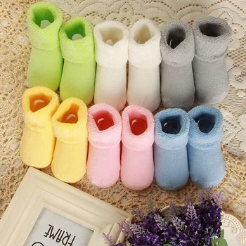 Lawadka 0-24M Kış Kalın Havlu Yenidoğan Bebek Erkek Kız Çorap Moda Yeşil Çorap Giyim Aksesuarları 2022 Yeni 0ne Boyutu