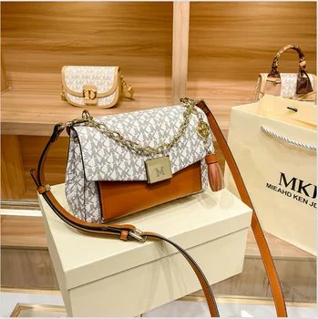 MKJ Lüks organ çantası moda trendi ıns zincir zarf çanta basit messenger küçük kare çanta