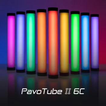 Nanlite PavoTube II 6C LED RGB ışık Youtube Video fotoğraf Nanguang Taşınabilir el Fotoğrafçılığı aydınlatma Sopa CCT modu