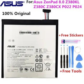 Orijinal ASUS C11P1505 Tablet PC Pil İçin Asus ZenPad 8.0 Z380KL Z380C Z380CX P022 P024 4000mAh + Ücretsiz Araçlar