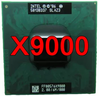 Orijinal ıntel Çekirdekli Dizüstü işlemci X9000 CPU 6M Önbellek, 2.8 GHz, 800 MHz FSB Çift Çekirdekli Dizüstü işlemci