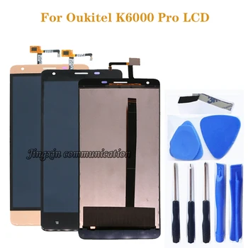 Oukitel K6000 Pro LCD ekran ve dokunmatik ekran digitizer bileşenleri k6000 pro LCD 100 % test ücretsiz kargo + araçları