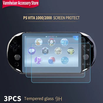 PSV 1000 2000 PS Vita Ekran Koruyucu Temperli Cam Sony PlayStation Vita Koruma HD Çizilmeye Dayanıklı Kapak koruyucu film