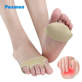 Pexmen 2 Adet Metatarsal Pedleri Kol Topu ayak yastığı Çorap Nasır Bunyonlar Mısır Morton Neuromas ve Sesamoiditis