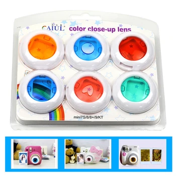 Renkli Kamera Yakın Çekim Renkli Lens Filtre Fotoğraf Filtresi Aksesuarları Polaroid / Fujifilm Instax Mini 9 8 8 7S