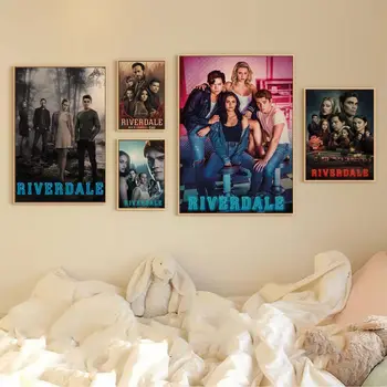 Riverdale Sezon 5 6 Sıcak TV Serisi Gösterisi Klasik Film Afişleri Oturma Odası Bar Dekorasyon Posterler duvar çıkartmaları