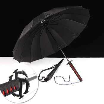 Rüzgar geçirmez Japon Şemsiye Katana Tasarımcı Hediye Adam Samuray Kılıcı Şemsiye Şirketi Paraguas Ev Ürünleri