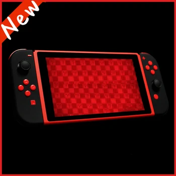 Siyah Kırmızı Renk DIY Anahtarı Durum için Yedek Konut Kabuk Nintendo Anahtarı JoyCon Kılıf Kapak Tam Set Düğmeleri ile