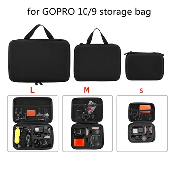 Taşınabilir Taşıma çantası Küçük Orta Büyük Boy Aksesuar Anti-şok saklama çantası GoPro HERO10/9 Kamera