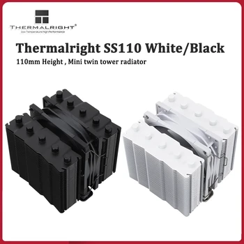 Thermalright SS110 beyaz / siyah / gümüş Soul CPU soğutucu 110mm 5 ısı borusu ikiz kulesi mini radyatör Intel LGA115X 1200 2011 AM4