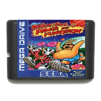 ToeJam ve Earl 2 - Panik Funkotron Oyun Oyun Kartuşu Yeni 16 bit Oyun Kartı Sega Mega Sürücü / Genesis Sistemi